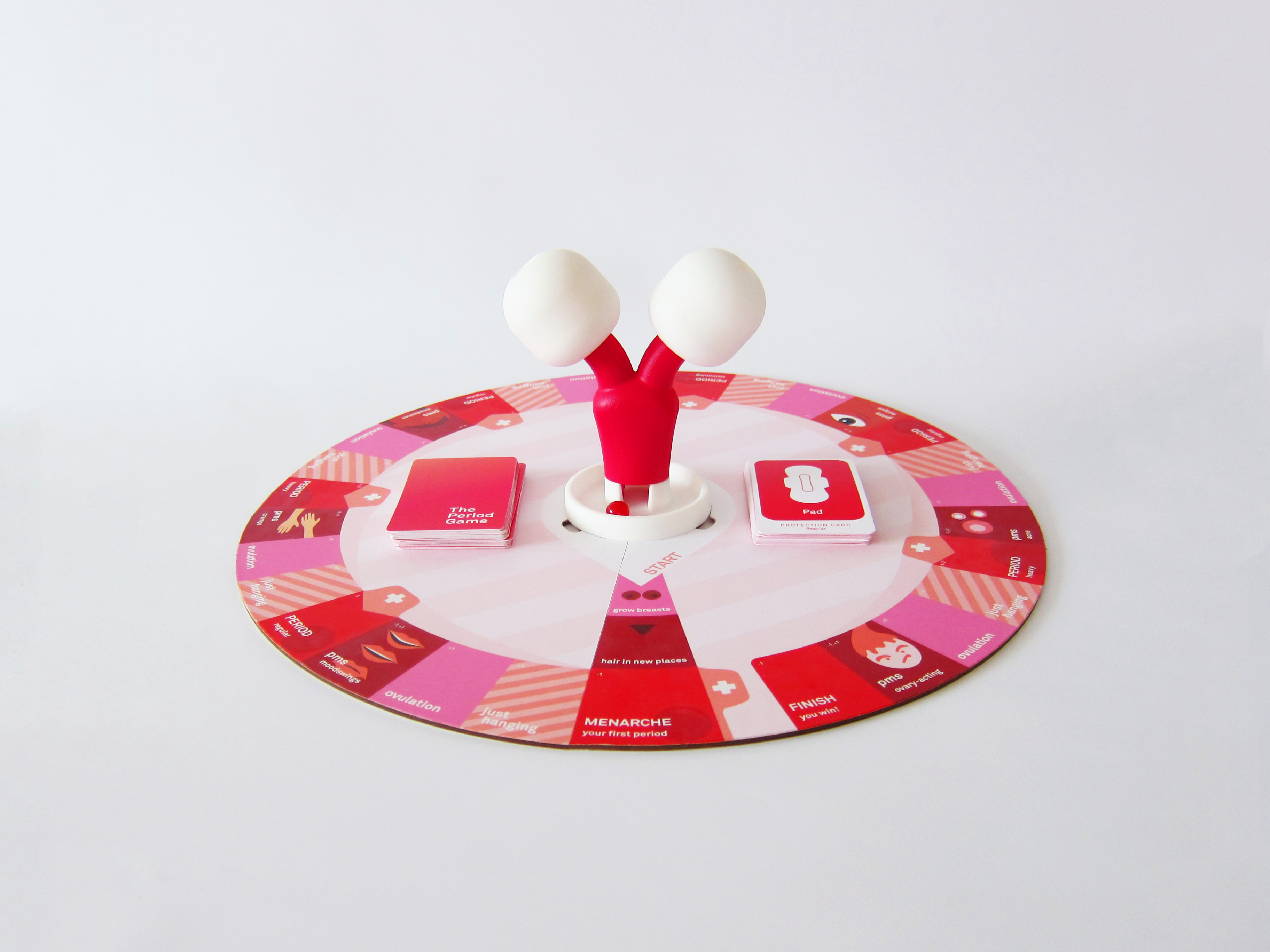 The Period Game board and pieces